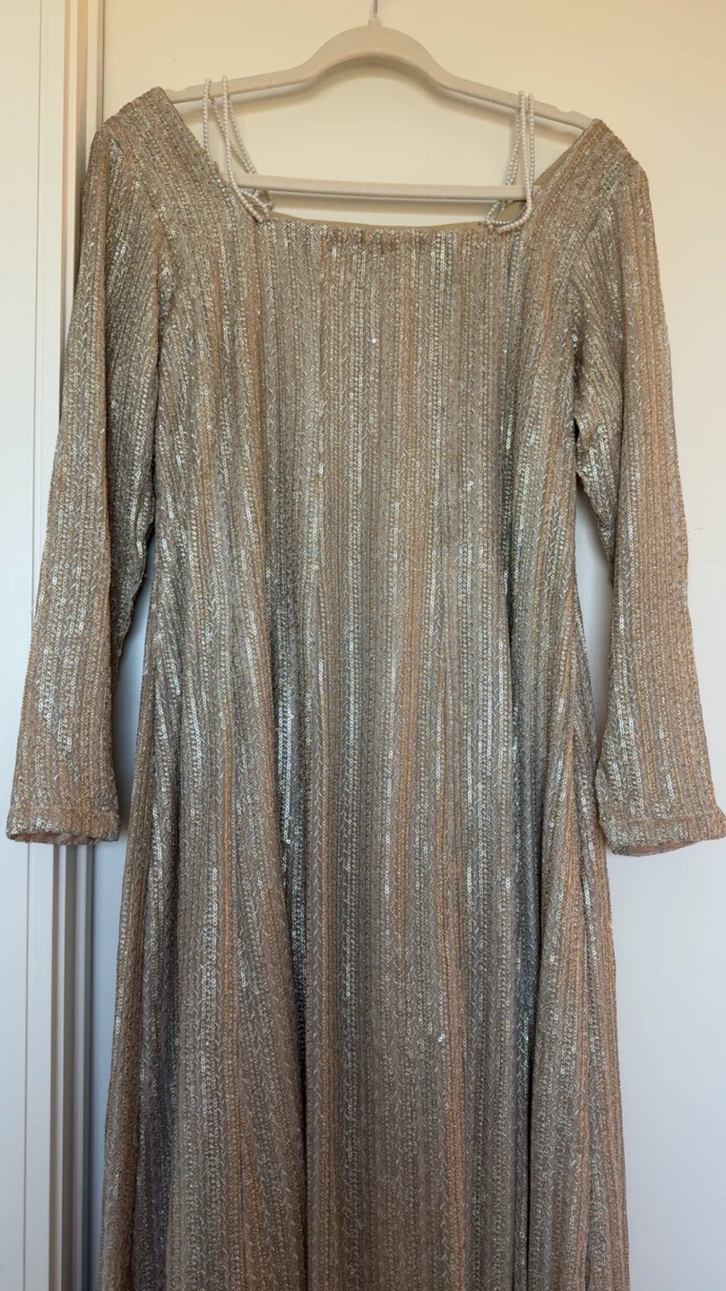 Golden frock pakistani - photo 3