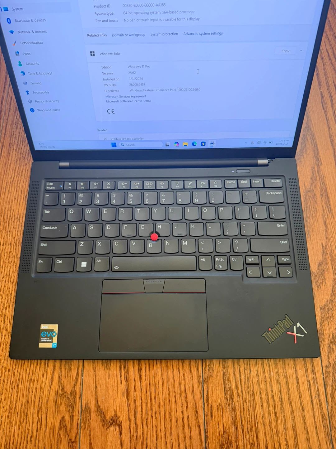 Lenovo X1 Gen 9/16GB RAM/1TB SSD/Fully Functional/with charger - photo 5