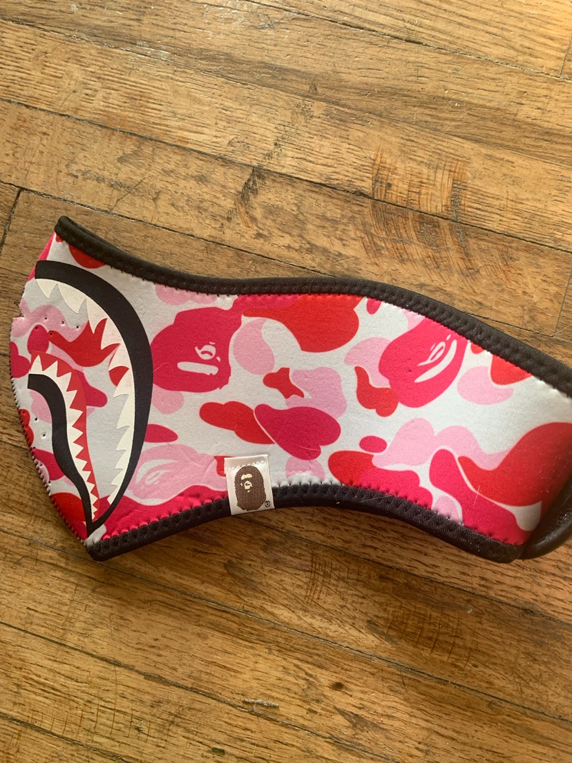 BAPE Shark Face Mask Pink Camo - photo 2