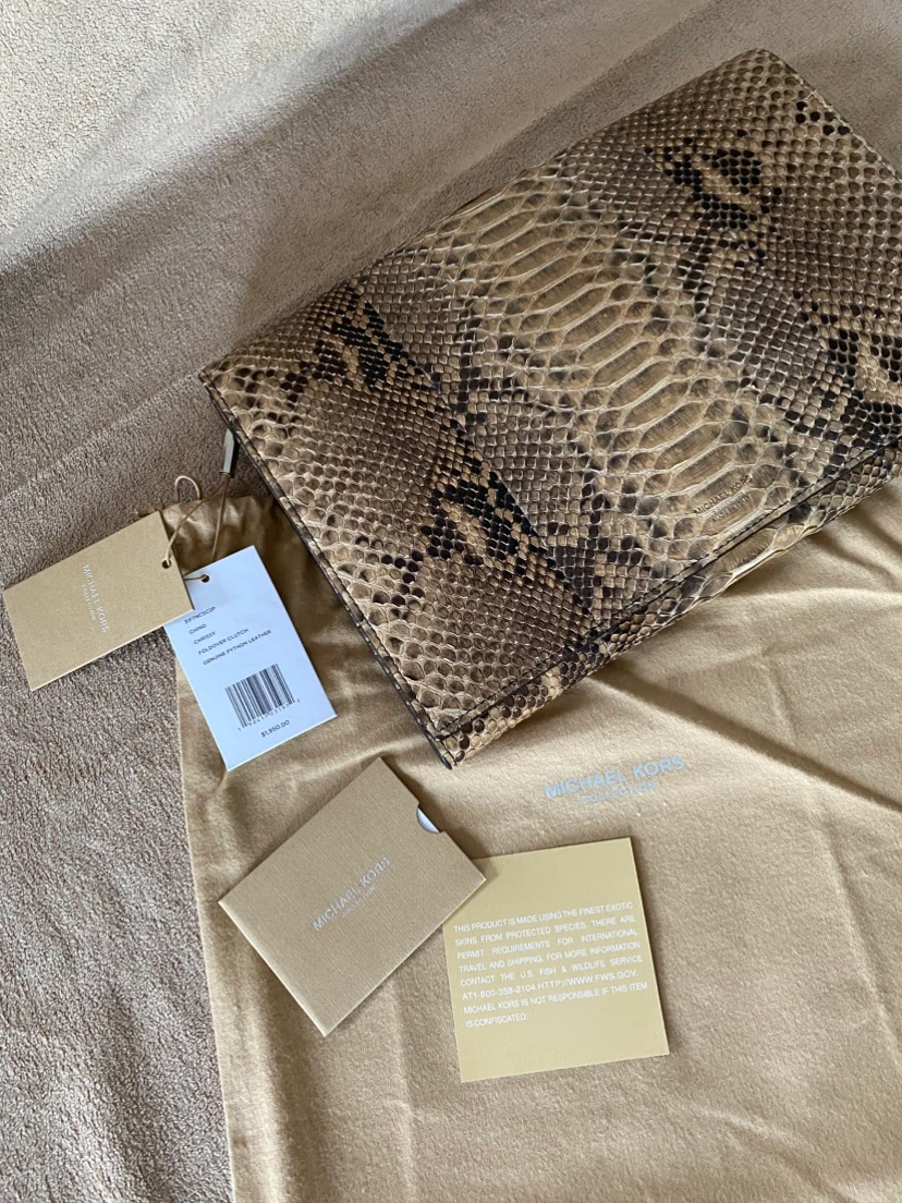 Michael Kors Collection Chrissy Foldover Clutch