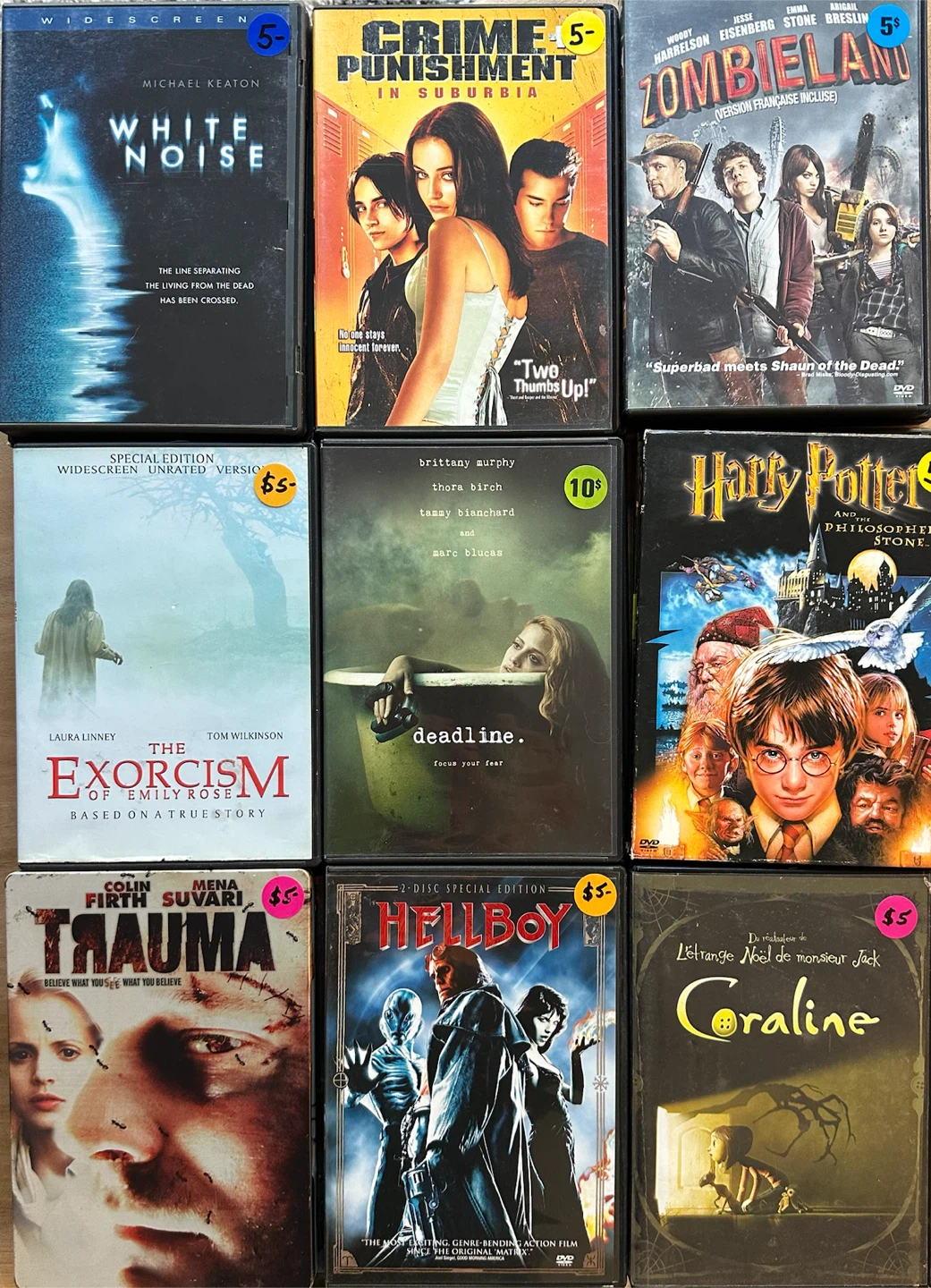 Assorted Horror and Thriller DVD Movie Collection - photo 5