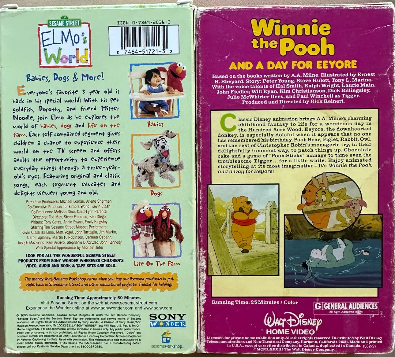 Vintage Children's VHS Tapes (individual Prices in Photos) - photo 4