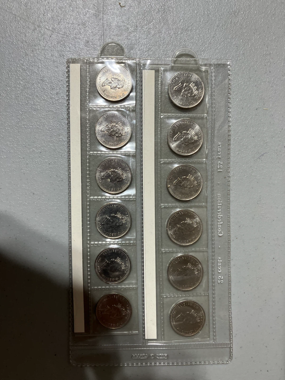 1992 Canadian Confederation 25-Cent Coin Set - photo 2