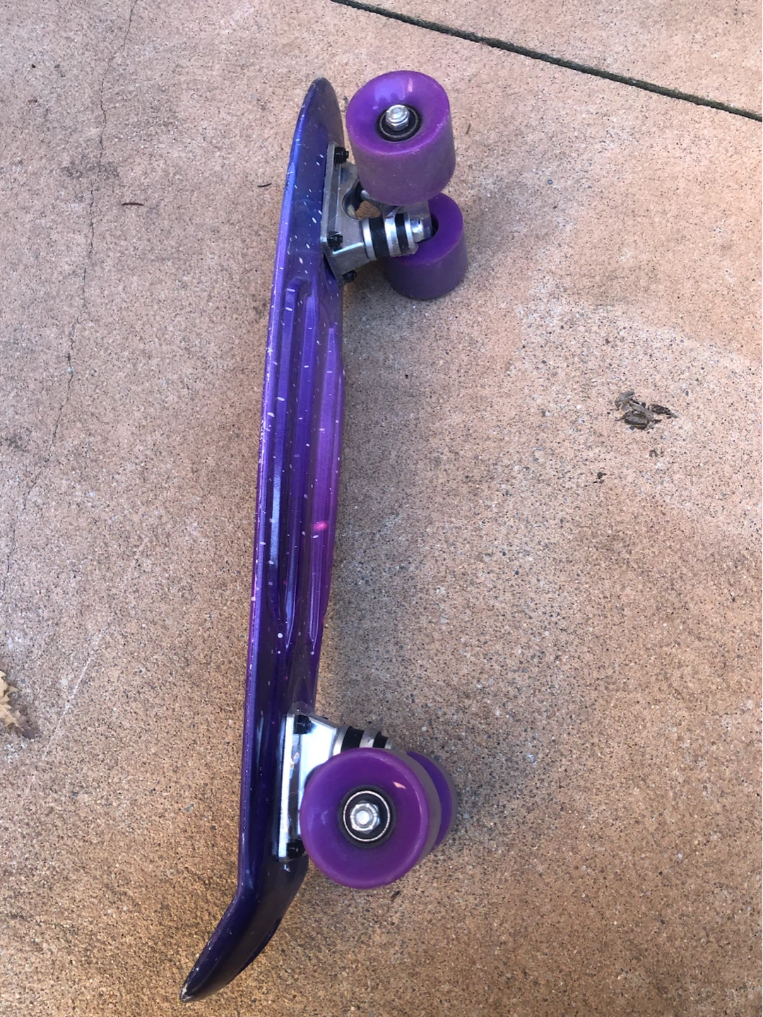 Gonex Purple Galaxy Plastic Skateboard - photo 2