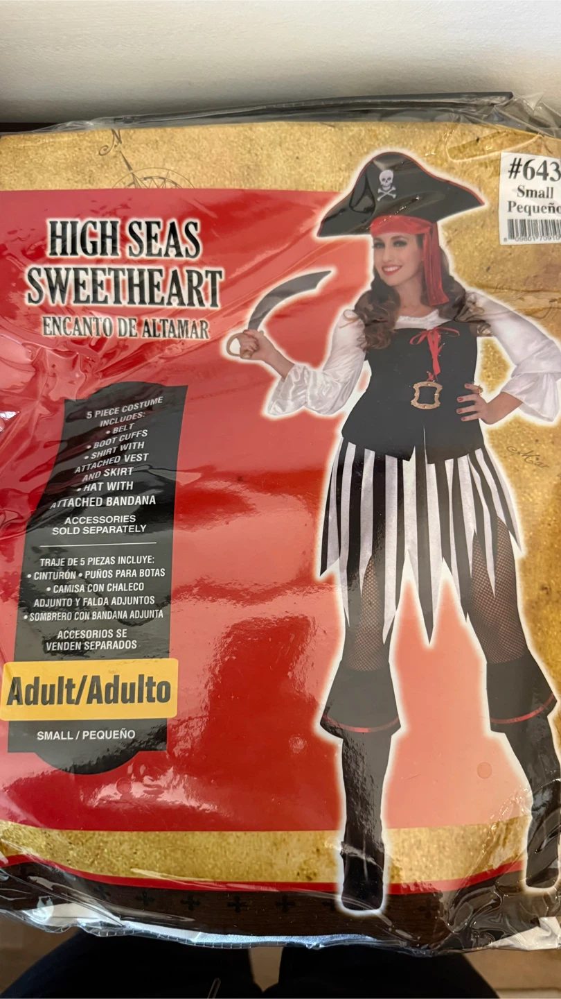 Halloween High Seas Sweetheart Pirate Costume Small - photo 2