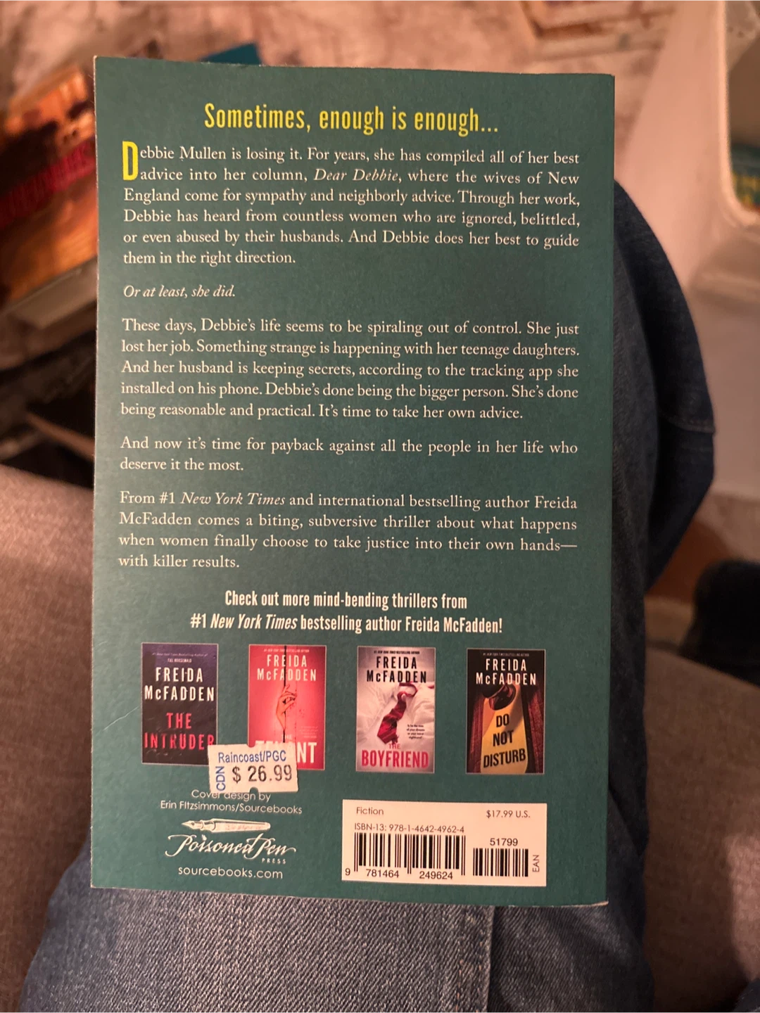 Dear Debbie by Freida McFadden - photo 2