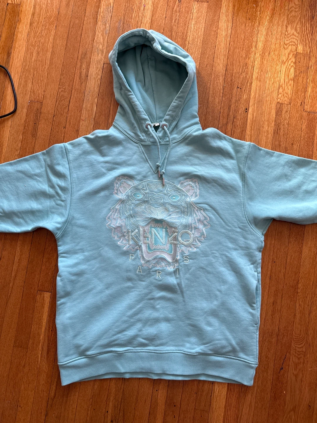 Kenzo Paris Tiger Hoodie Light Blue