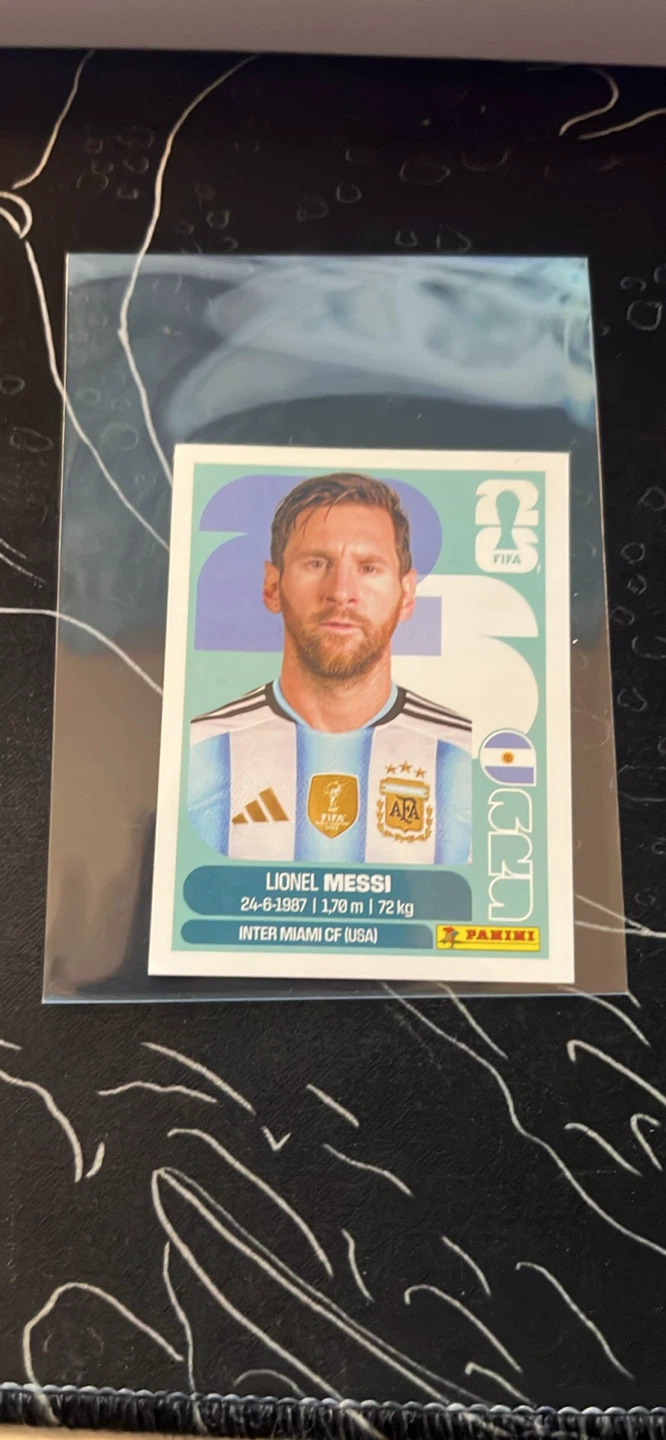 Panini FIFA World Cup 2026 Lionel Messi Sticker