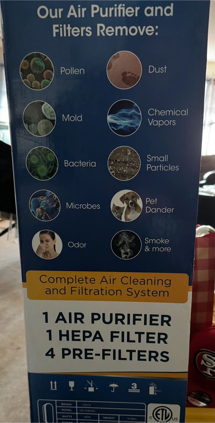 VEVA Air Purifier System VEVA8000 - photo 2