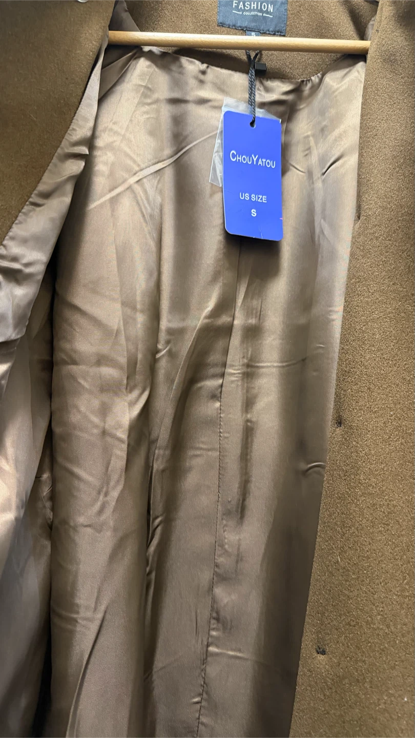 Women’s Brown Trench Coat - SMALL - photo 4
