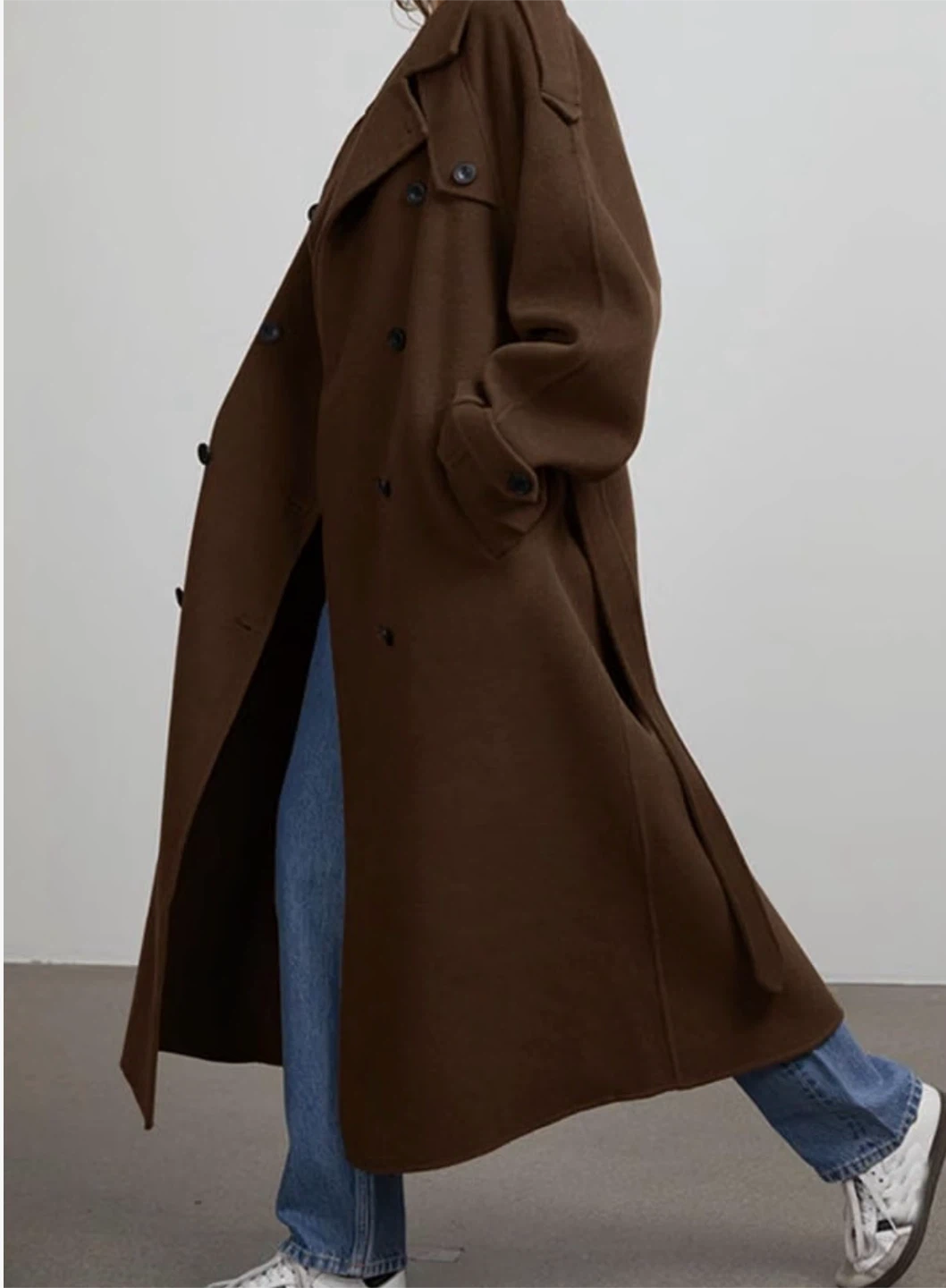 Women’s Brown Trench Coat - SMALL - photo 5