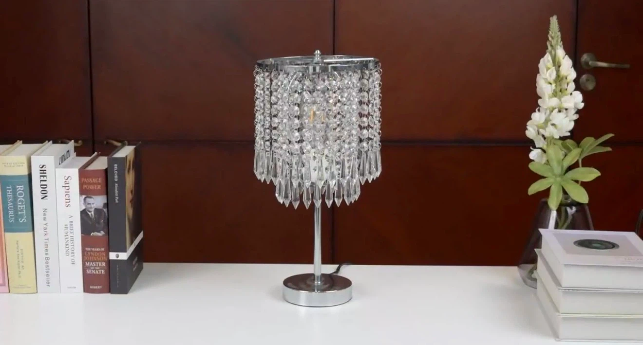 Chrome Crystal Touch Table Lamp - photo 2