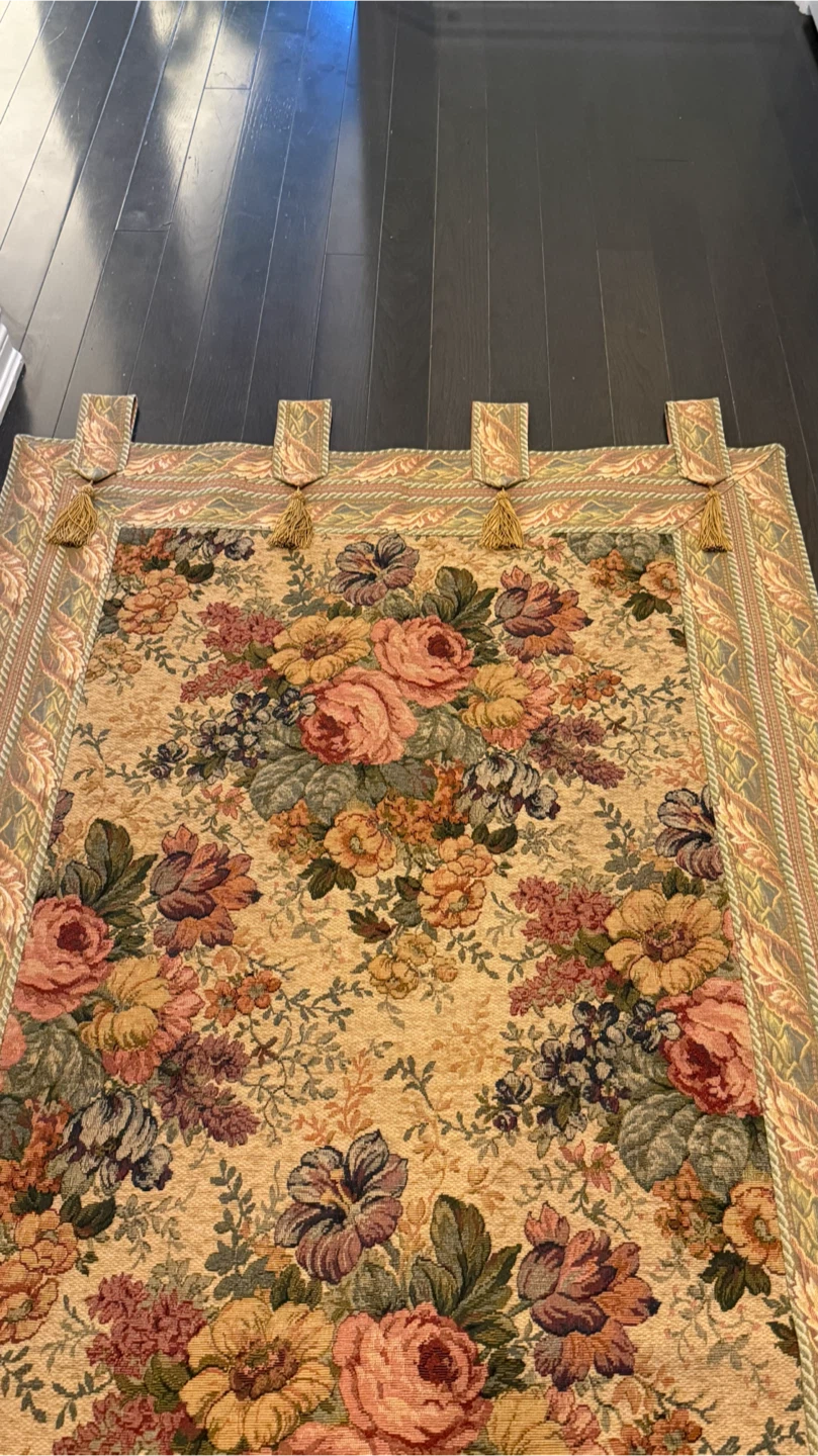 Floral Tapestry Wall Hanging 70x40” - photo 2