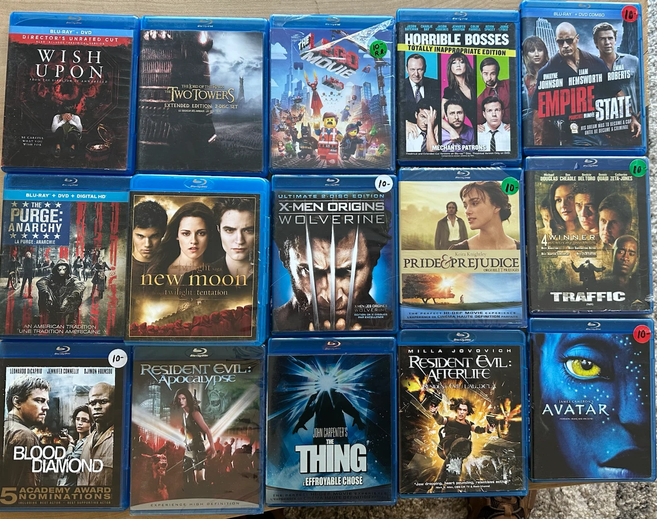 Collection of Blu-ray Movies ($5 each)