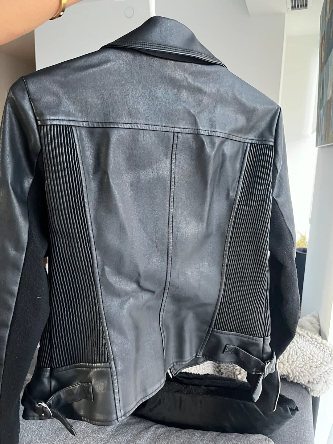 Ever New Black Faux Leather Jacket - photo 2