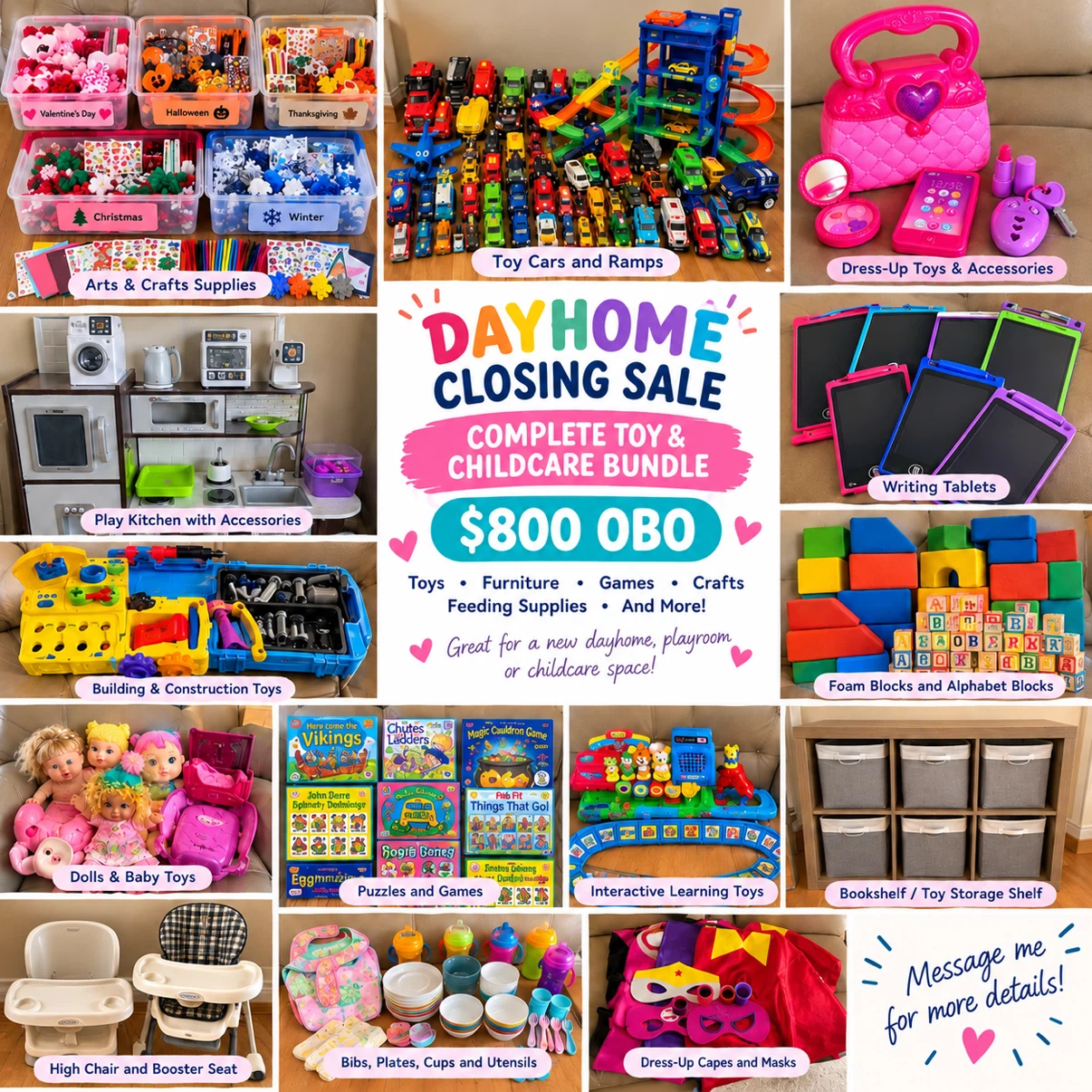 Complete Dayhome Toy and Childcare Bundle