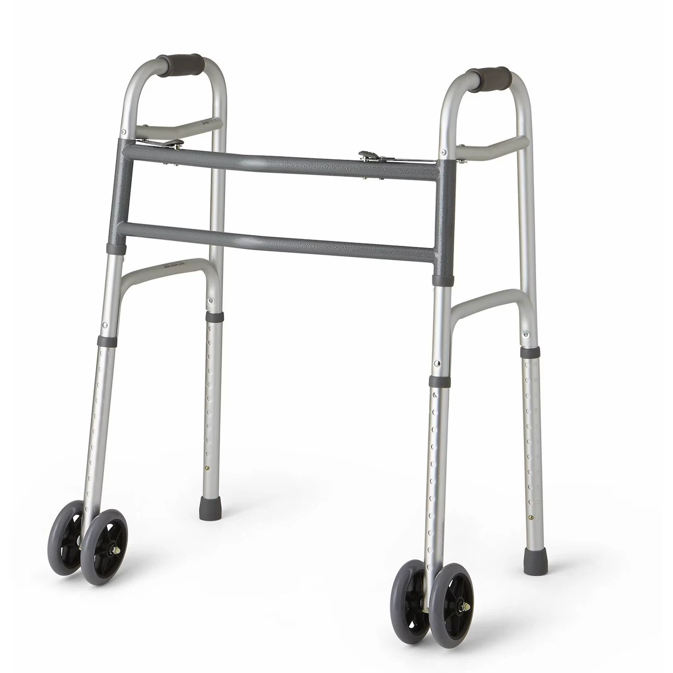 Folding Medical Walker with Wheels - photo 2