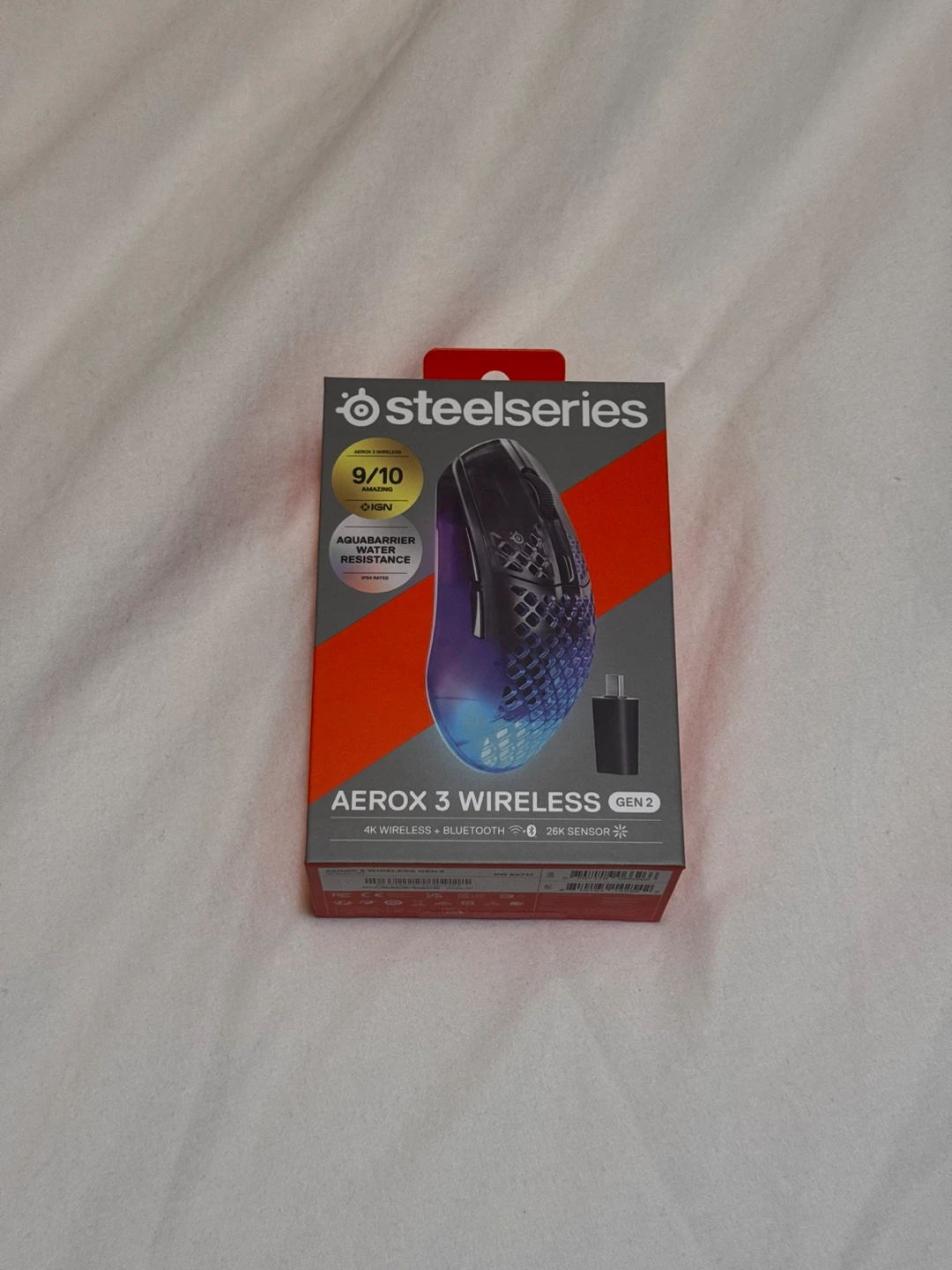 SteelSeries Aerox 3 Wireless Gen 2 Gaming Mouse - photo 2