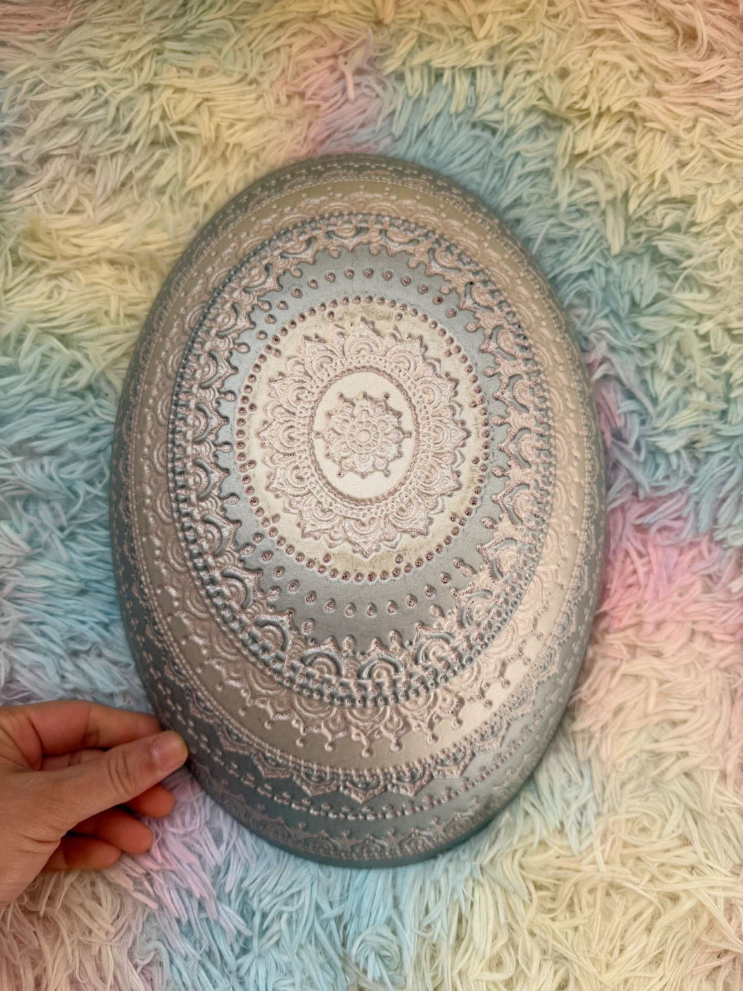 Oval Mandala Decorative Tray - photo 3