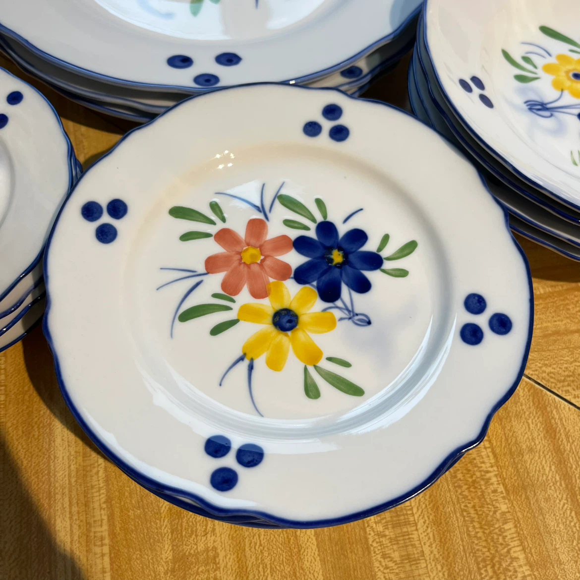 Floral ceramic dinnerware set - photo 5