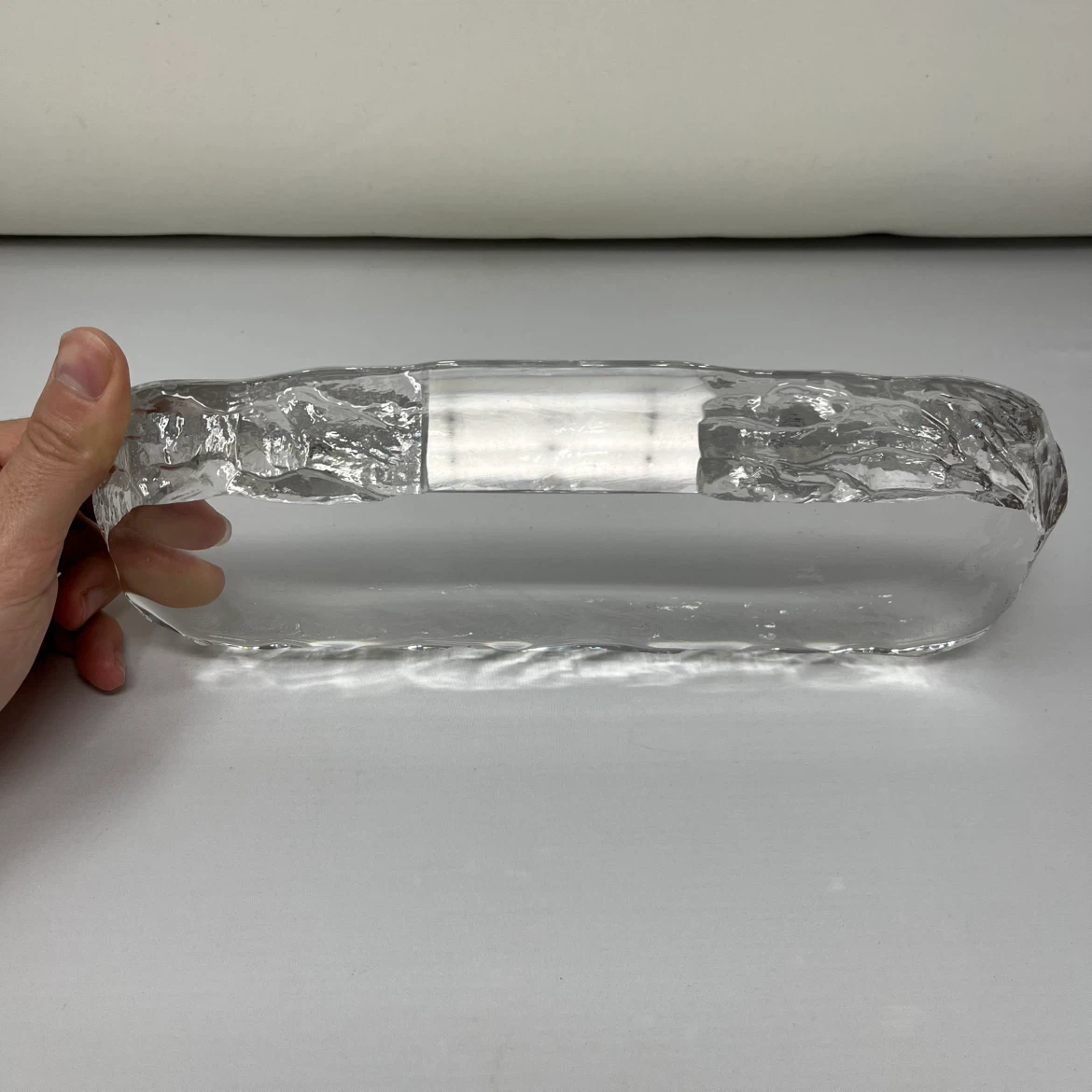 Clear Glass Rectangular Tray - photo 2