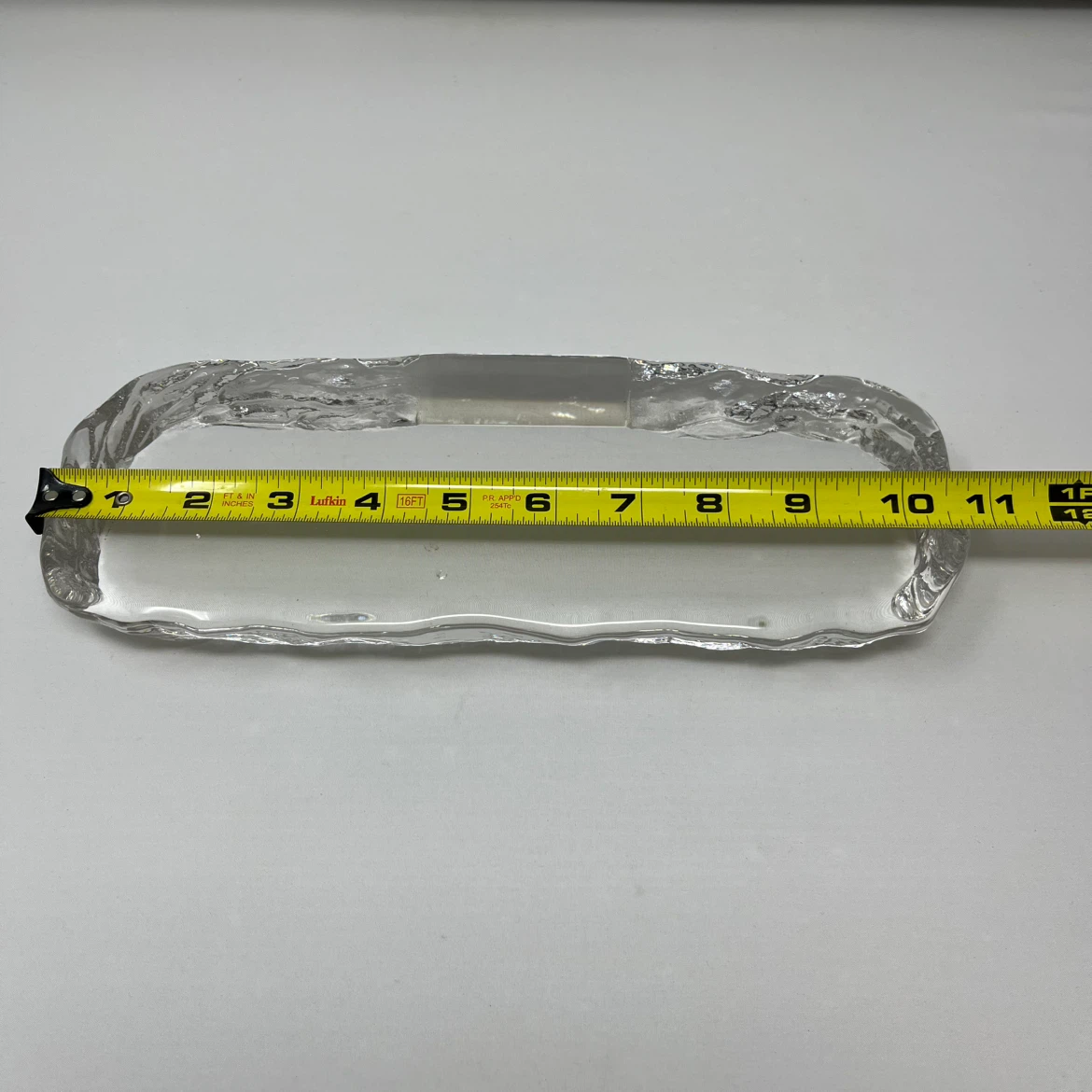 Clear Glass Rectangular Tray - photo 3