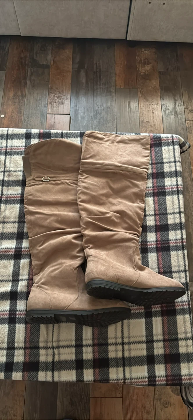 Tan Over-the-Knee Boots Size 10