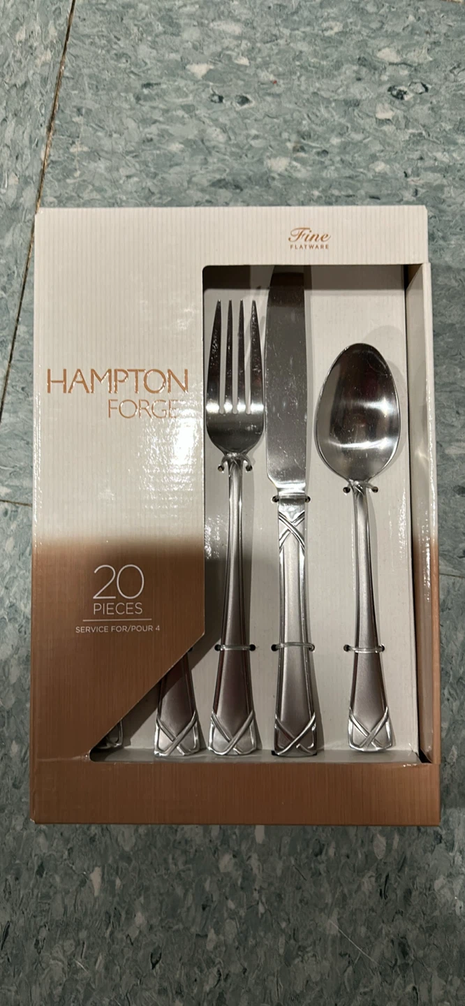 Hampton Forge 20-Piece Flatware Set