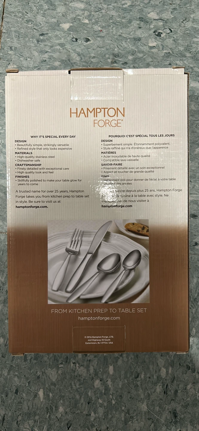Hampton Forge 20-Piece Flatware Set - photo 2