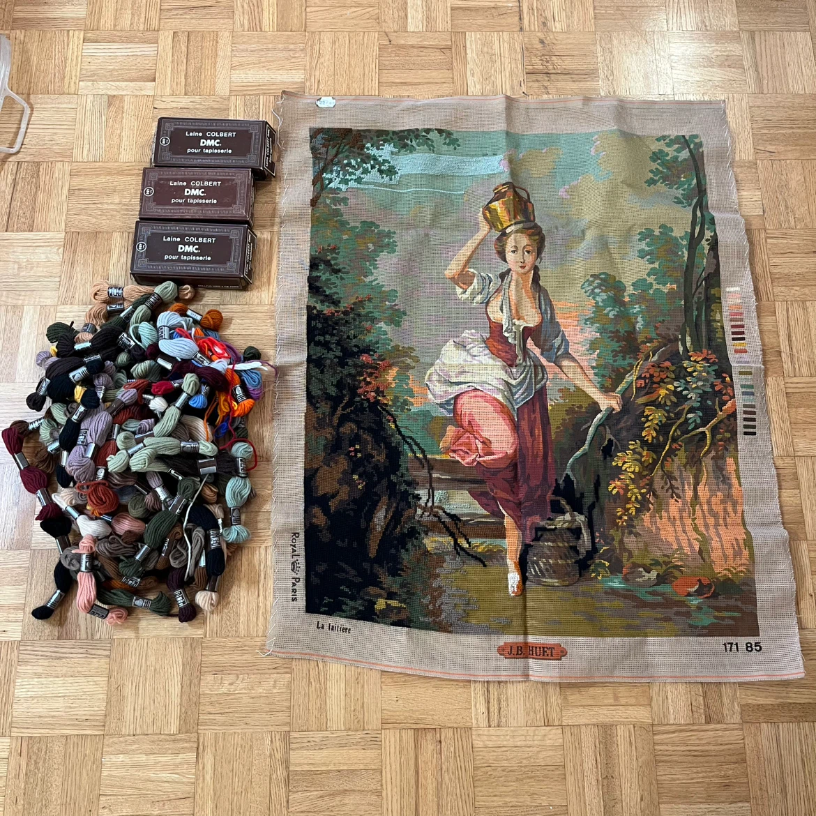 Royal Paris La Laitiere Tapestry Kit