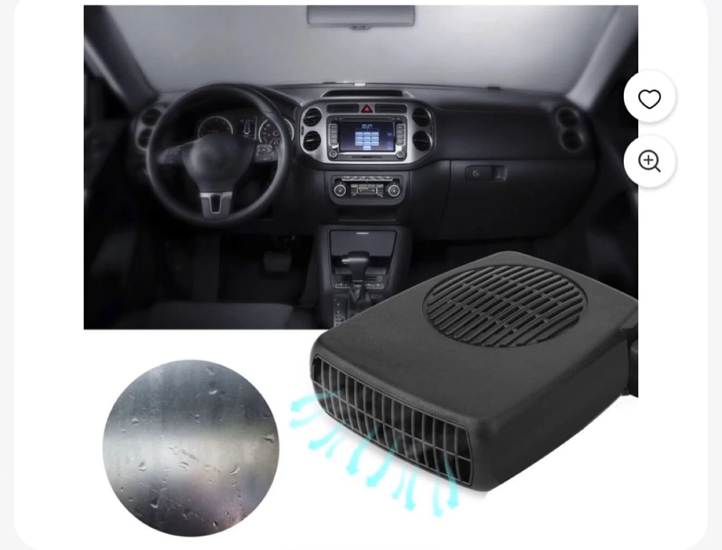 Portable 12V Car Heater and Defroster - photo 2