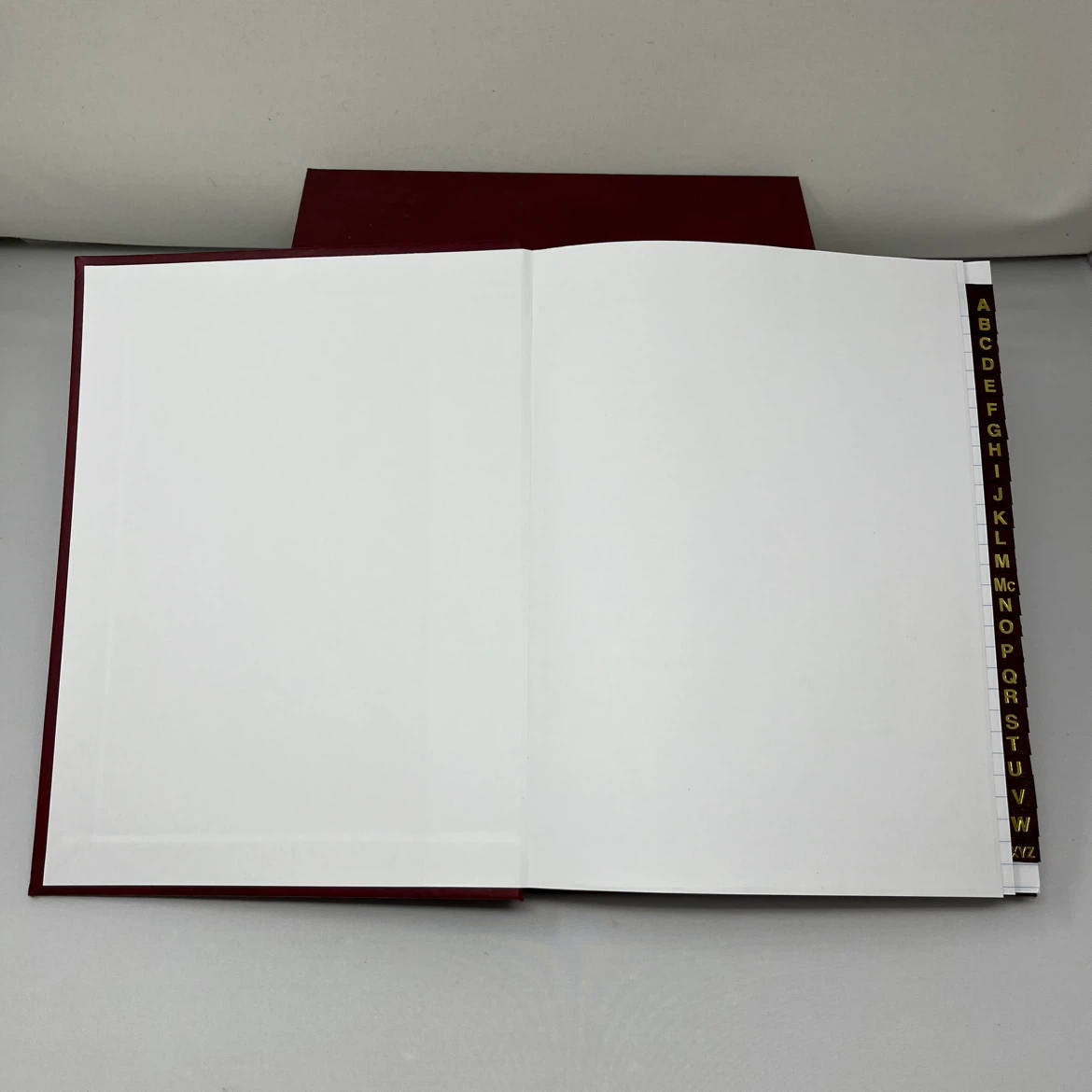 Burgundy Hardcover Alphabetical Address Book - photo 2