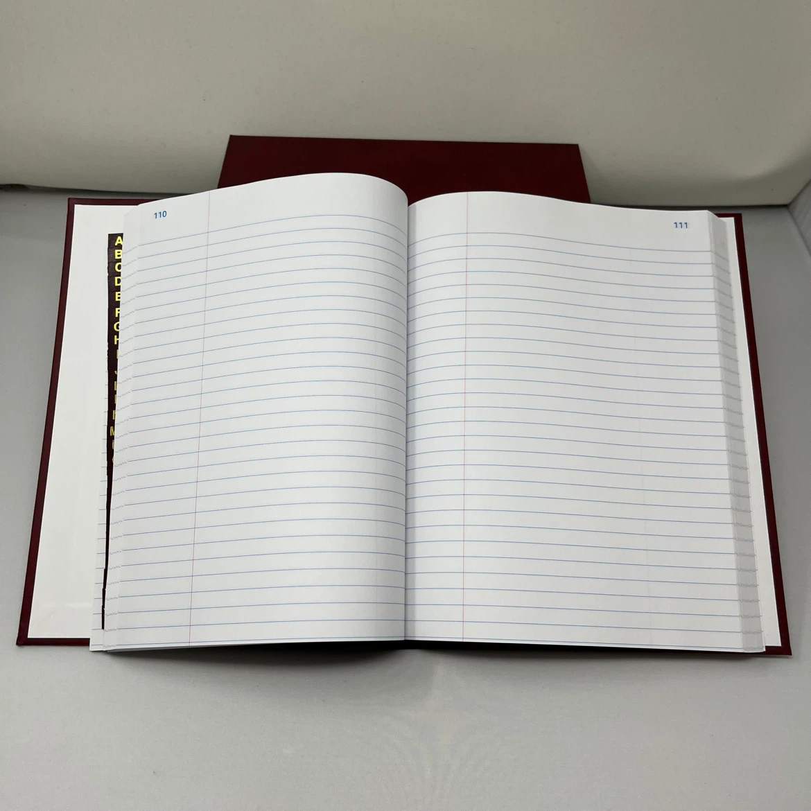 Burgundy Hardcover Alphabetical Address Book - photo 3