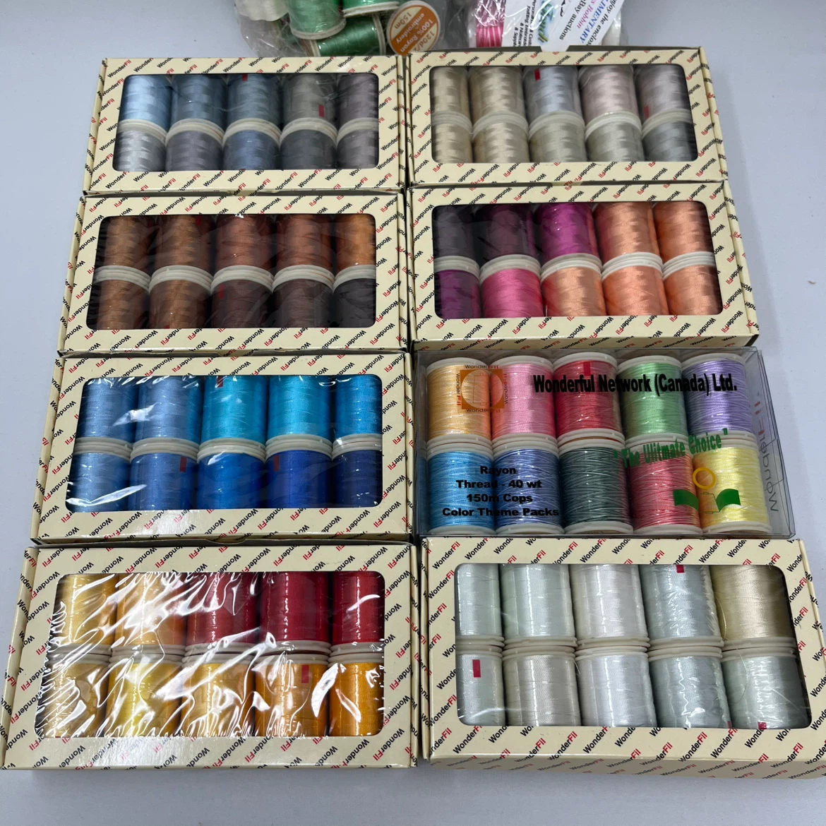 WonderFil Rayon Thread 40 wt Color Theme Pack Collection - photo 2