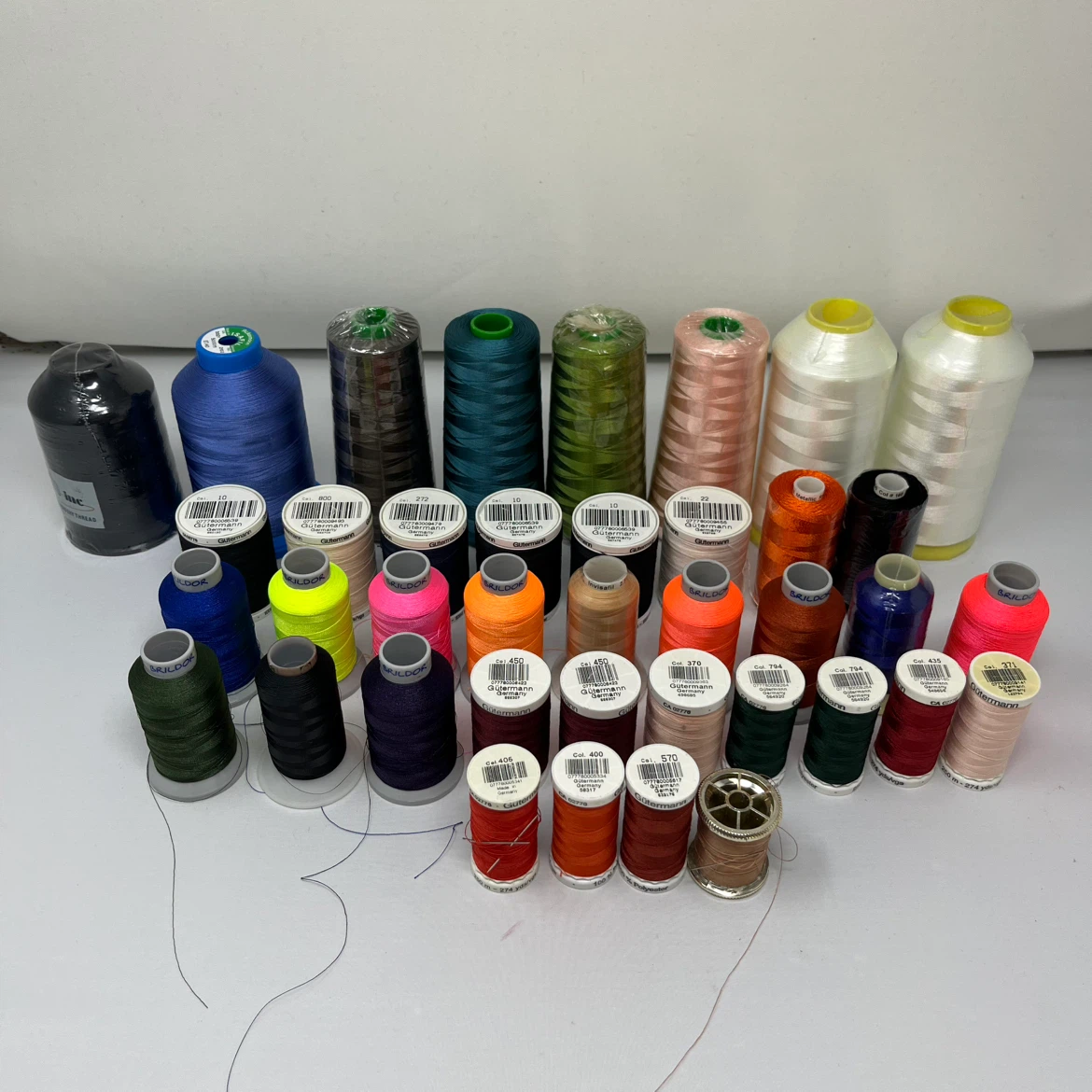 Assorted Gutermann and Brildor Sewing Threads