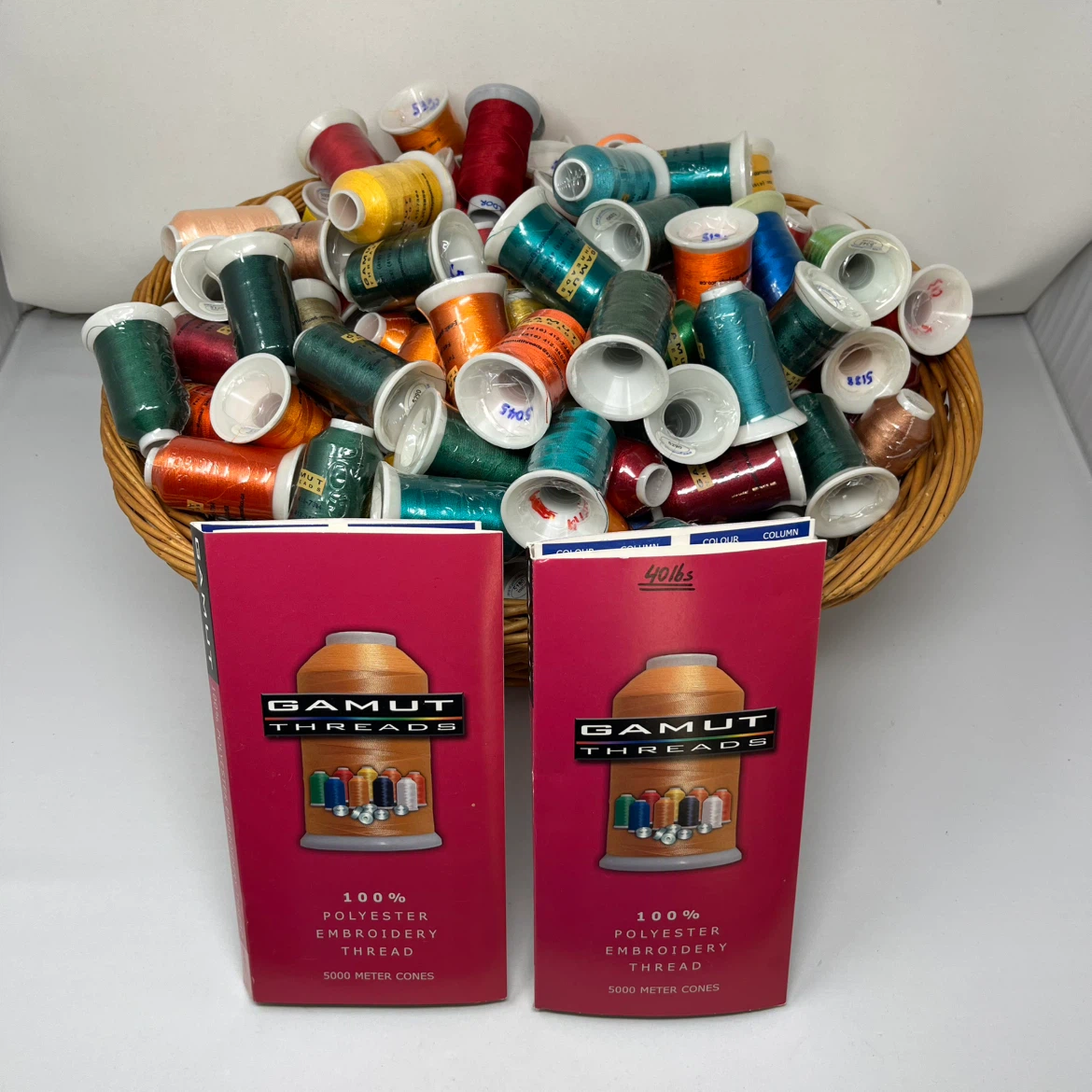 Gamut Polyester Embroidery Thread Cones