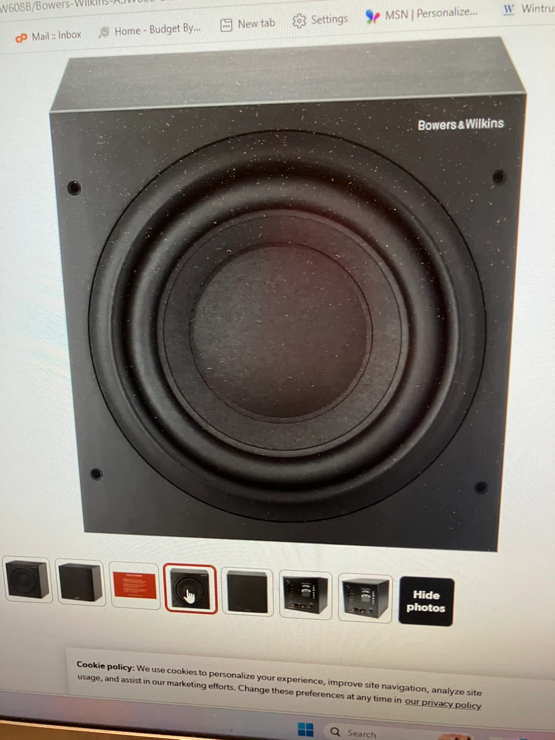 Bowers & Wilkins ASW608 Subwoofer