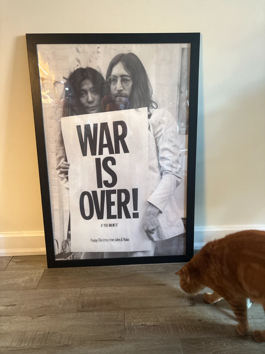 John Lennon & Yoko professionally framed poster - photo 2