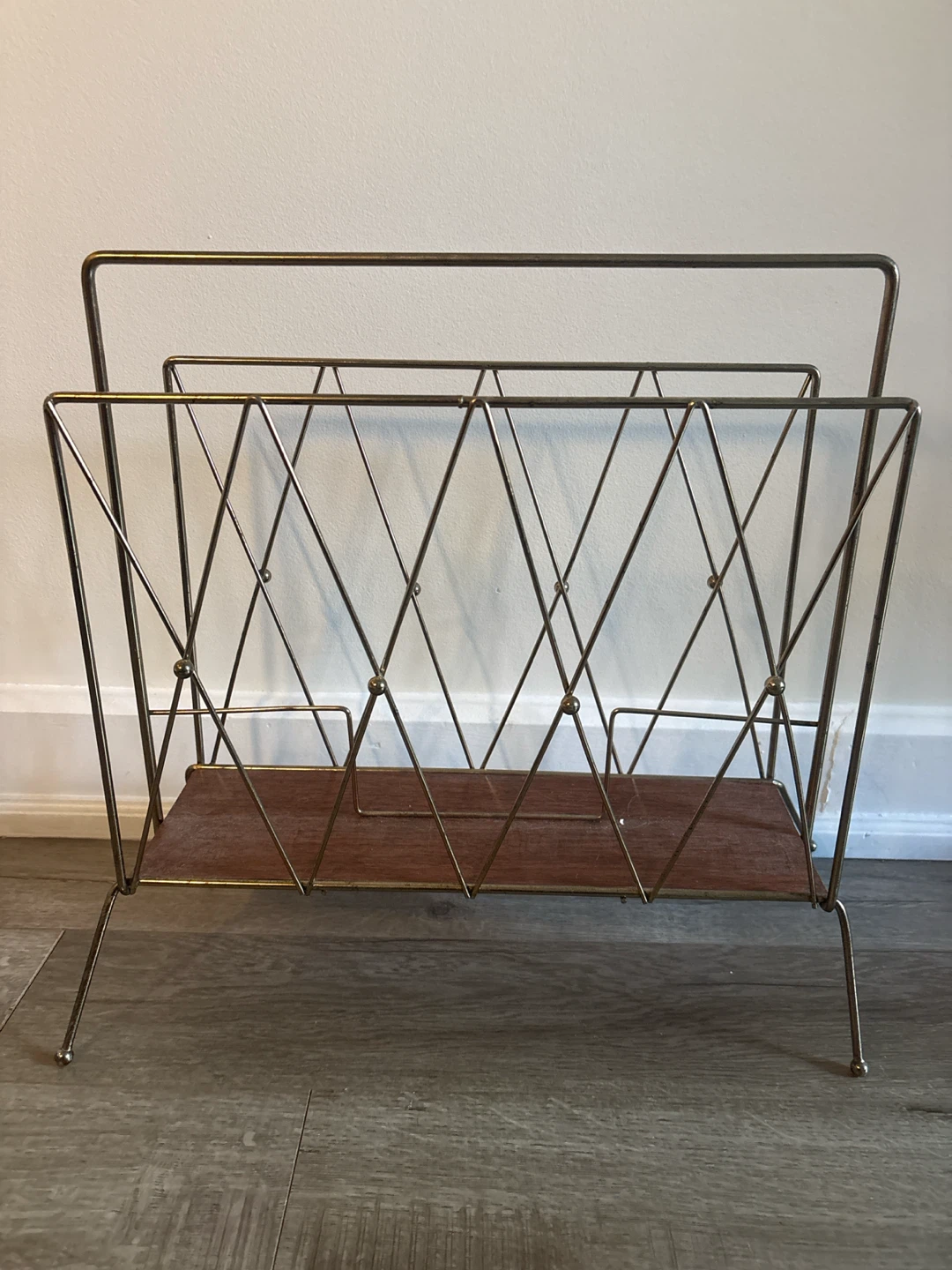 Retro McM style magazine rack