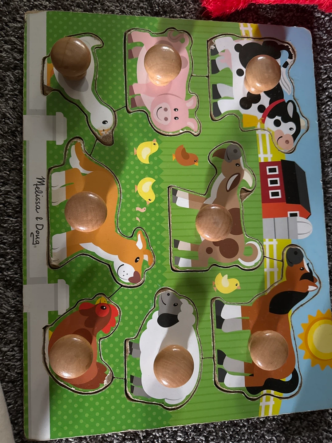Melissa & Doug Wooden Farm Peg Puzzle - photo 4
