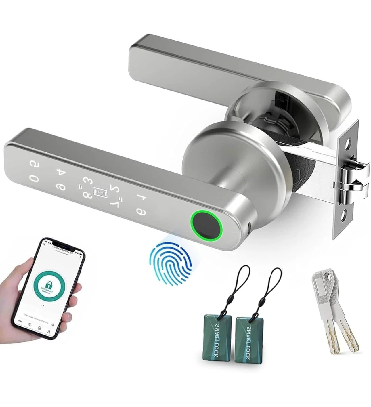 5-in-1 Smart Lock with Handle