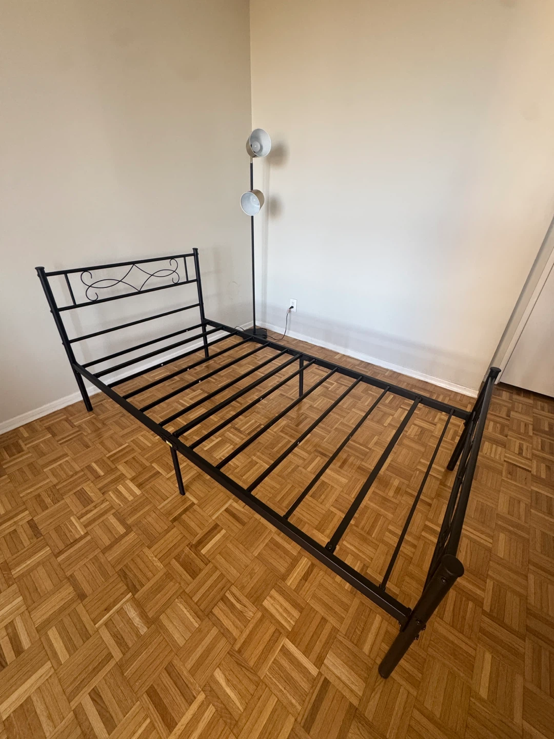 Black Metal Single Bed Frame - photo 2