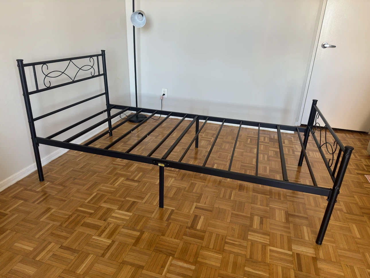 Black Metal Single Bed Frame - photo 3