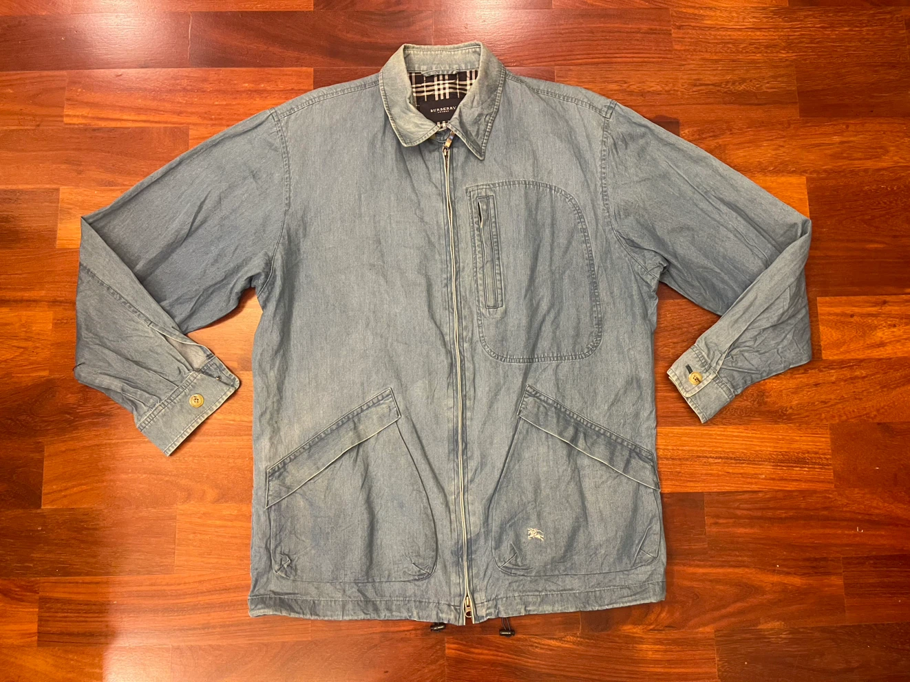 Burberry London Light Denim Zip Jacket - photo 2