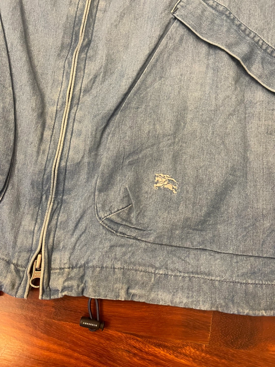Burberry London Light Denim Zip Jacket - photo 3