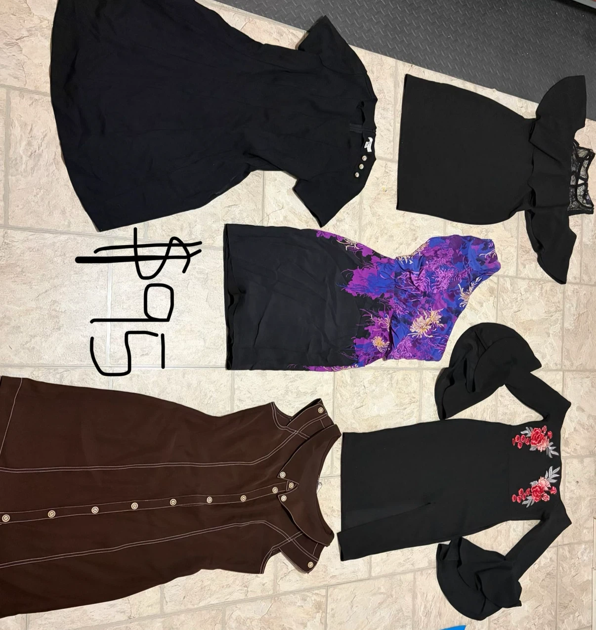 Lot of 5 Assorted Dresses