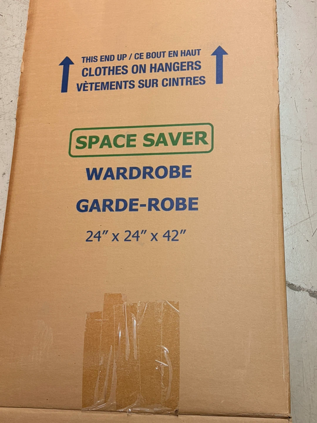 Space Saver Wardrobe Moving Box