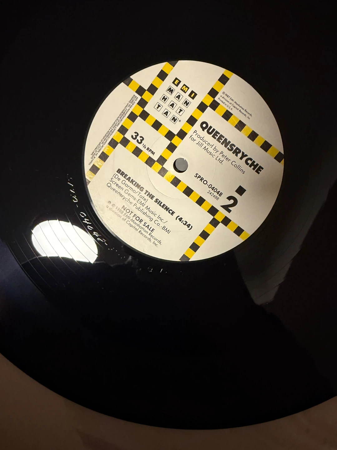 Queensryche Breaking the Silence Vinyl Record - photo 2