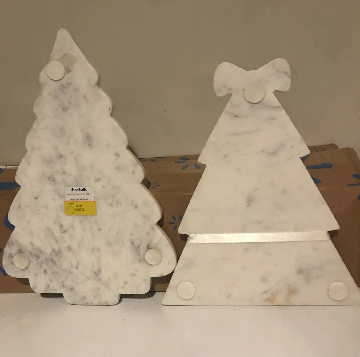 Entertainer marble christmas tree cutting board - photo 3