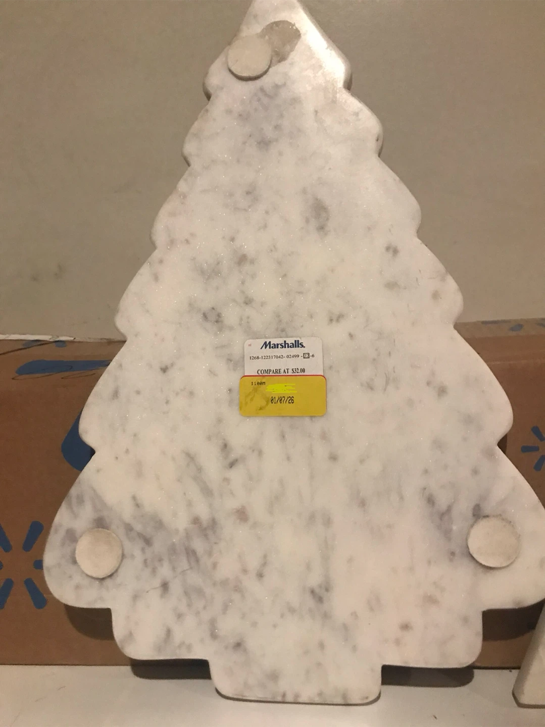 Entertainer marble christmas tree cutting board - photo 4